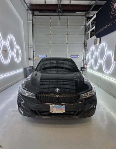 a wrapped car