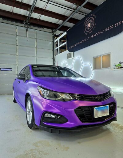 a wrapped car