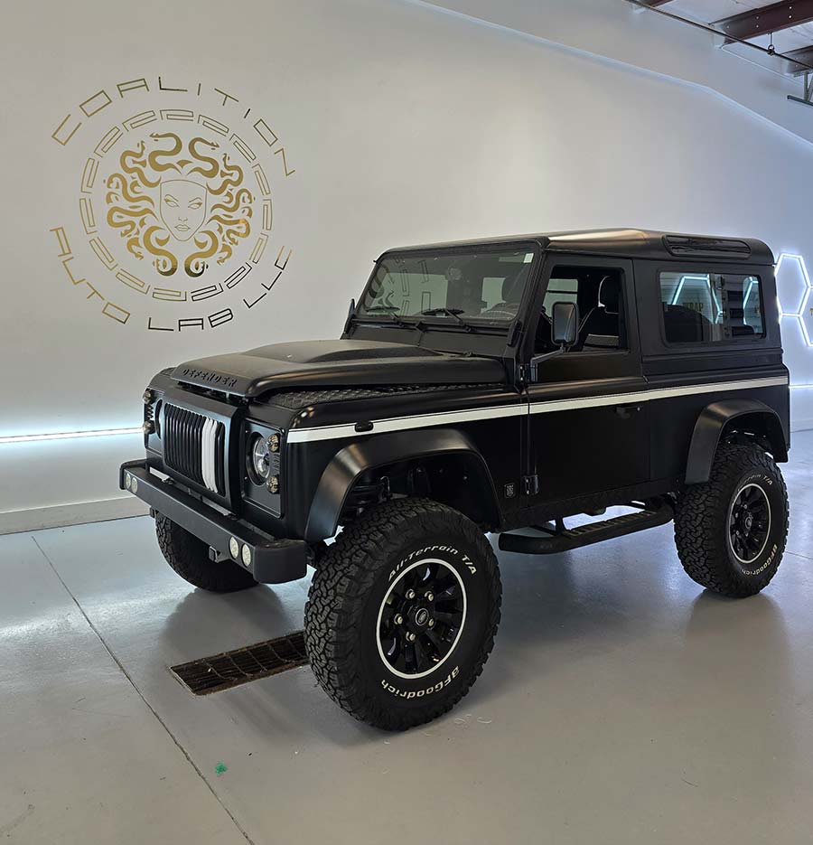 defender a custom wrapped range rover defender