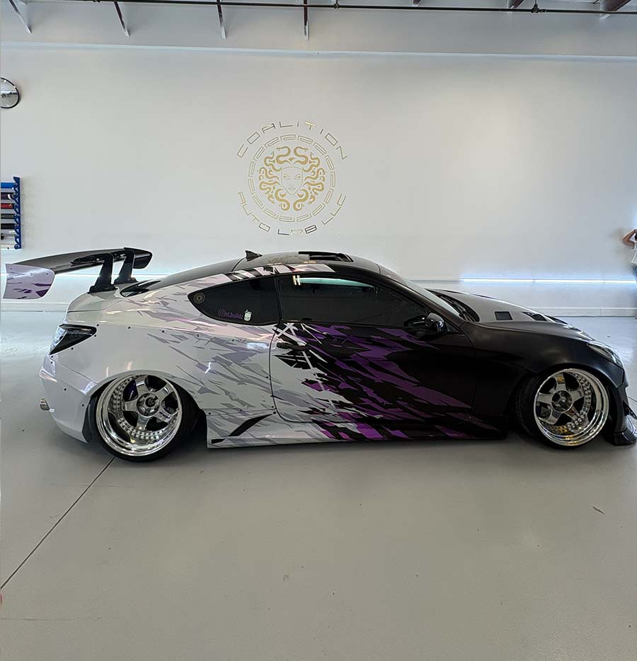 hyundai an amazing high intensity design wrap on a hyundai